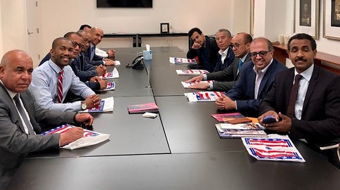 Antoine in strategic meeting